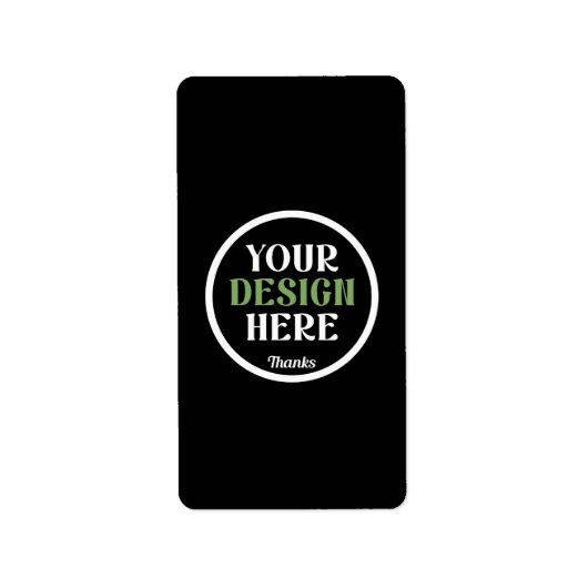 カスタムユニークキスお洒落、ミニマリストhershey® ラベル (正面)