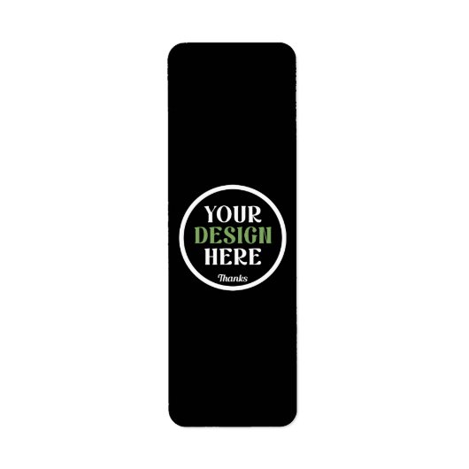 カスタムユニークキスお洒落、ミニマリストhershey® ラベル (正面)