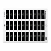 カスタムユニークキスお洒落、ミニマリストhershey® ラベル (フルシート)