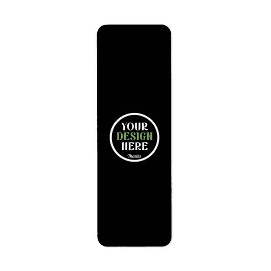 カスタムユニークキスお洒落、ミニマリストhershey® ラベル (正面)