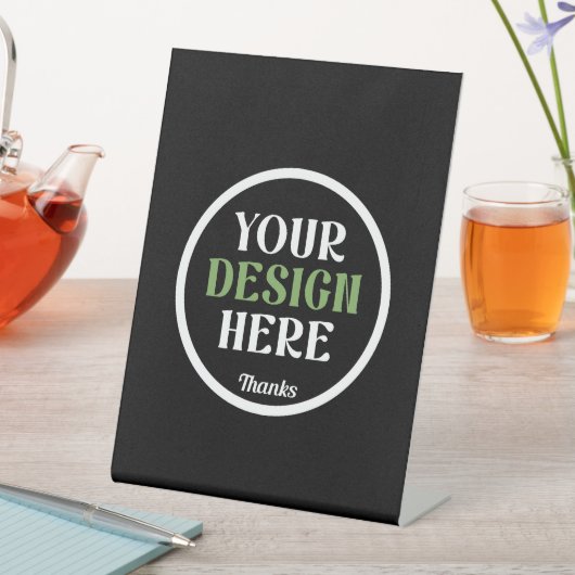 カスタムユニークキスお洒落、ミニマリストhershey® 台座サイン (インサイチュ)