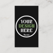 カスタムユニークキスお洒落、ミニマリストhershey® 名刺 (正面)