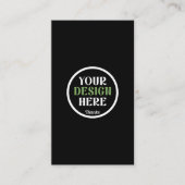 カスタムユニークキスお洒落、ミニマリストhershey® 名刺 (正面)