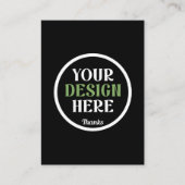 カスタムユニークキスお洒落、ミニマリストhershey® 名刺 (正面)