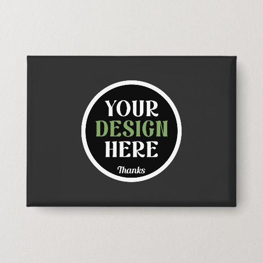 カスタムユニークキスお洒落、ミニマリストhershey® 缶バッジ (正面)