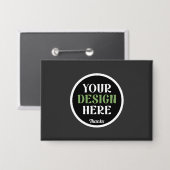 カスタムユニークキスお洒落、ミニマリストhershey® 缶バッジ (正面/裏面)