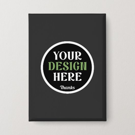 カスタムユニークキスお洒落、ミニマリストhershey® 缶バッジ (正面)