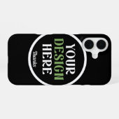 カスタムユニークキスお洒落、ミニマリストhershey® iPhone 16ケース (裏面横)