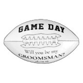 カスタムユニークサッカー選手の提案ギフト アメリカンフットボール (正面)