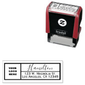 カスタムユニークパーソナライズされたロゴ セルフインキングスタンプ (インサイチュ)