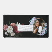 カスタムユニーク開花 デスクマット (キーボード&マウス)