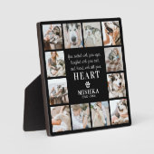 カスタムユニーク12ペットロス犬/猫 フォトプラーク (正面)