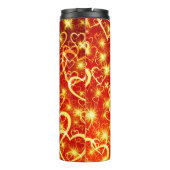 カスタムユニーク2枚の写真コラージュ私は彼女を愛する タンブラー (裏面)