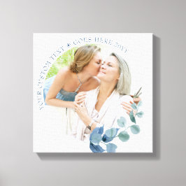 カスタムユーカリ葉植物体 キャンバスプリント