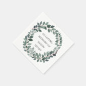 カスタムユーカリ葬儀 – エレガントメモリアル スタンダードカクテルナプキン (角)