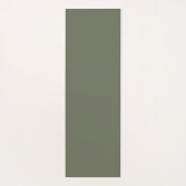 カスタムヨガマット – モスグリーンスプリットデザイン ヨガマット (裏面)