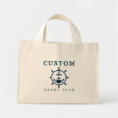 カスタムヨットトートカスタムヨットバッグ ミニトートバッグ (正面)