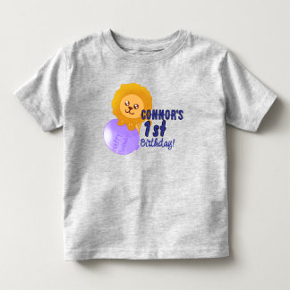 カスタムライオン 誕生日Tシャツ トドラーTシャツ