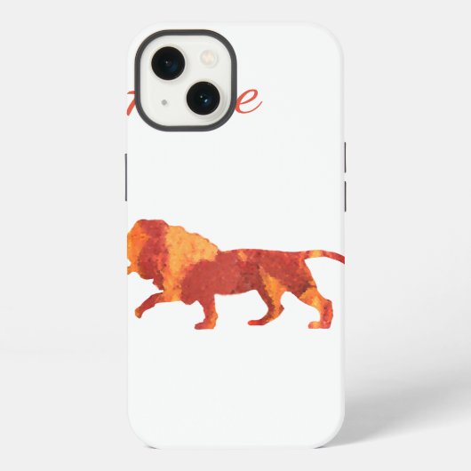 カスタムライオン iPhoneケース (裏面)