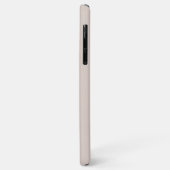 カスタムライトエクリュベージュ中立的なナチュラルクリーム Case-Mate iPhoneケース (裏面/左)