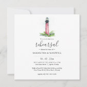 カスタムライトハウスリハーサルディナー招待状 招待状 (正面)