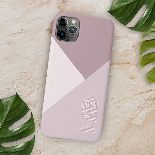 カスタムライトパステルダスティバラマウヴ赤面ピンク iPhone 11 PRO MAXケース