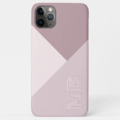 カスタムライトパステル ダスティローズ モーブ ブラッシュピンク Case-Mate iPhoneケース (裏面)