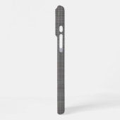 カスタムライトミディアムダークグレーカラー iPhoneケース (左側面)