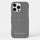 カスタムライトミディアムダークグレーカラー iPhoneケース (裏面)