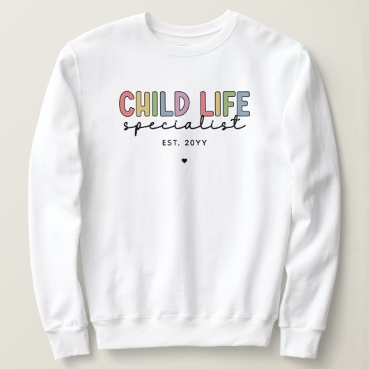 カスタムライフスペシャリストCCLSギフト スウェットシャツ (デザイン正面)