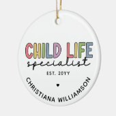 カスタムライフスペシャリストCCLSギフト セラミックオーナメント (左)