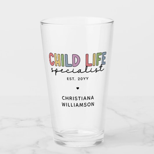 カスタムライフスペシャリストCCLSギフト タンブラーグラス (正面)