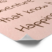 カスタムライフ引用文 |平和なビーチ ポスター (角)