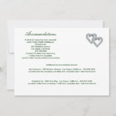 カスタムライムハートエンクロージャカード 招待状 (正面)