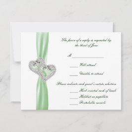 カスタムライムハート応答カード 出欠カード