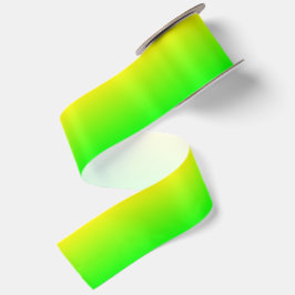 カスタムライム オンブレ サテンリボン
