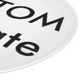 カスタムラウンドガラス切削切削板12" カッティングボード (角)