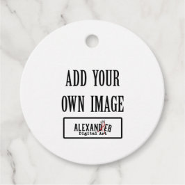 カスタムラウンドギフト フェイバータグ