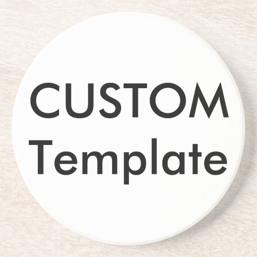 カスタムラウンドサンドストーンコースター4.25インチ コースター (正面)