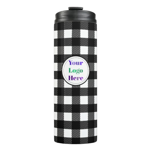 カスタムラウンドビジネスロゴのプロモ企業のーション タンブラー (正面)