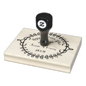 カスタムラウンドリース結婚ズ ラバースタンプ (スタンプ)