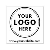 カスタムラウンドロゴビジネス会社のウェブサイト セルフインキングスタンプ (デザイン)