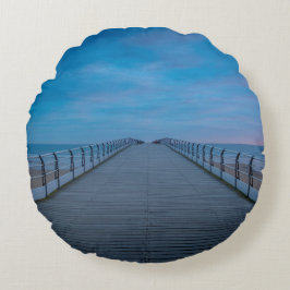 カスタムラウンド装飾用クッションホーパーソナライズされたムデコル ラウンドクッション