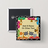 カスタムラカーボタン 缶バッジ (正面&裏面)