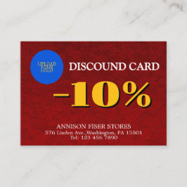 カスタムラグジュアリービジネス 割引カード