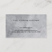 カスタムラグジュアリーブティックウォータカラー 名刺 (裏面)