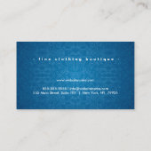 カスタムラグジュアリーブティックフローラ 名刺 (裏面)