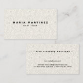 カスタムラグジュアリーブティックフローラ 名刺 (正面/裏面)