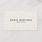 カスタムラグジュアリーブティックフローラ 名刺 (正面)