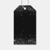 カスタムラグジュアリーブラック金ゴールドキンセアニラ ギフトタグ (裏面)